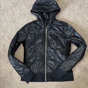 Lululemon Black Hooded Jacket